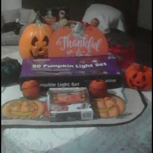 Halloween large pumpkin related decorations